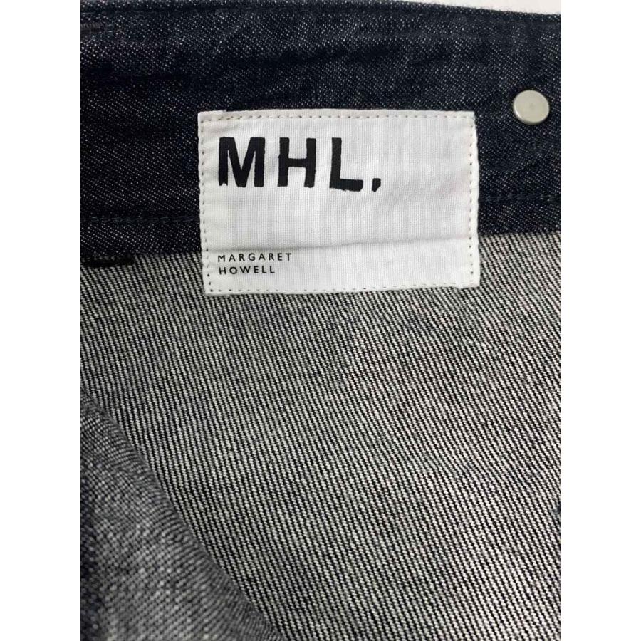 MHL.◇23AW/CANTON BLACK DENIM/26/デニム/BLK/595-3240503