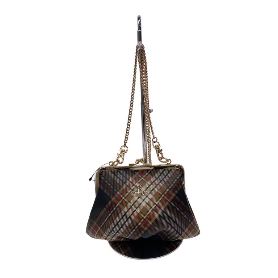 Vivienne Westwood◇がま口/チェーンショルダー/ショルダーバッグ/PVC