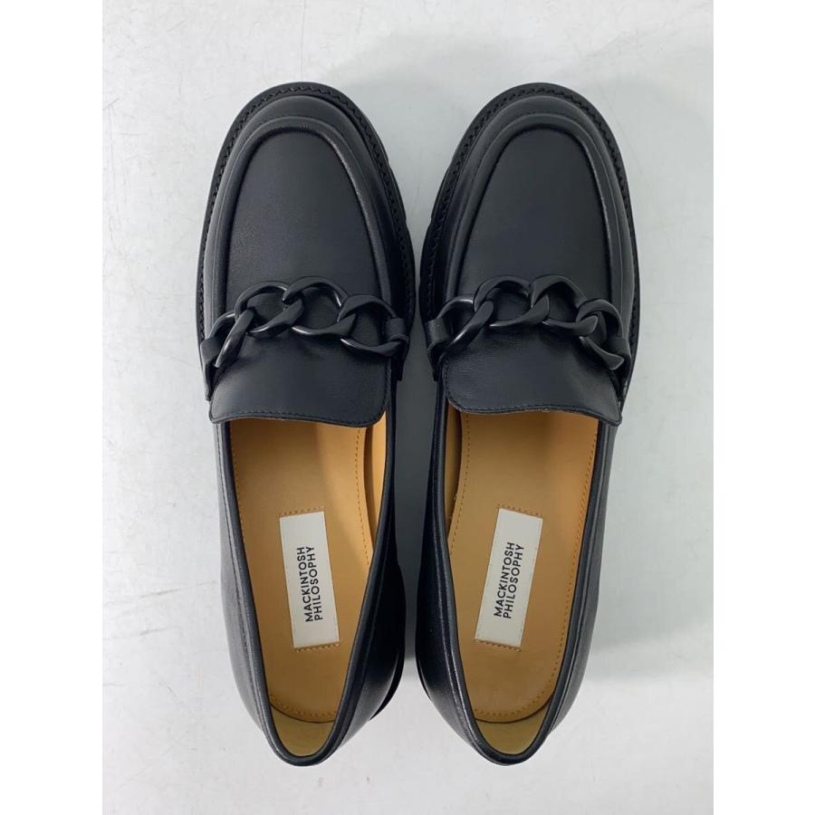 MACKINTOSH PHILOSOPHY◇ローファー/23.5cm/BLK/チェーン : セカンド