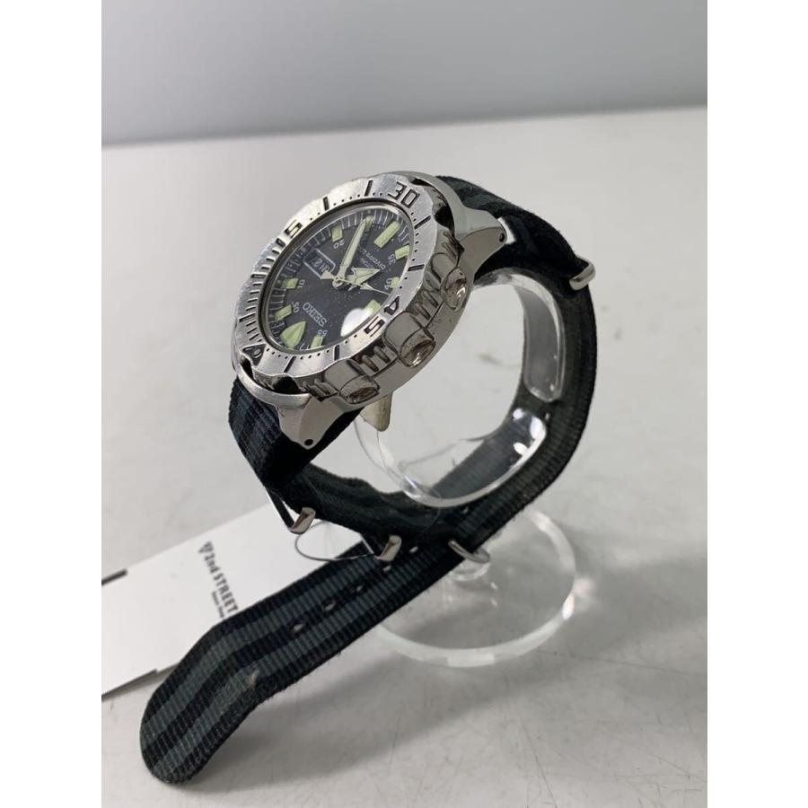 SEIKO◇自動巻腕時計/アナログ/BLK/7S26-0350// : セカンドストリート