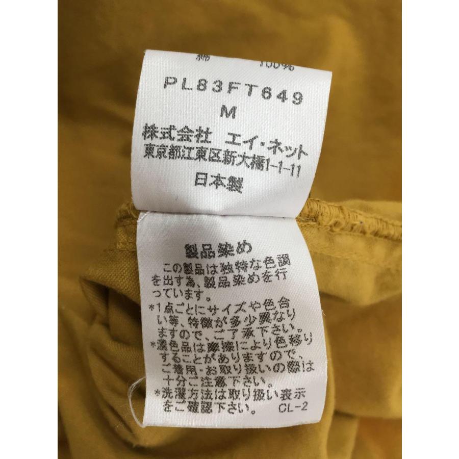 Plantation◆長袖シャツ/M/コットン/YLW/PL83FT649｜ssol-shopping｜04