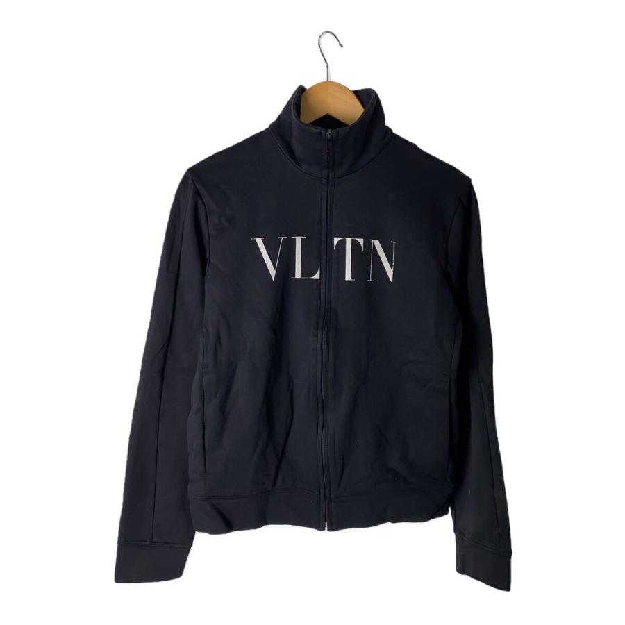 VALENTINO◇ロゴトラックジャケット/Sサイズ/ナイロン/ブラック 
