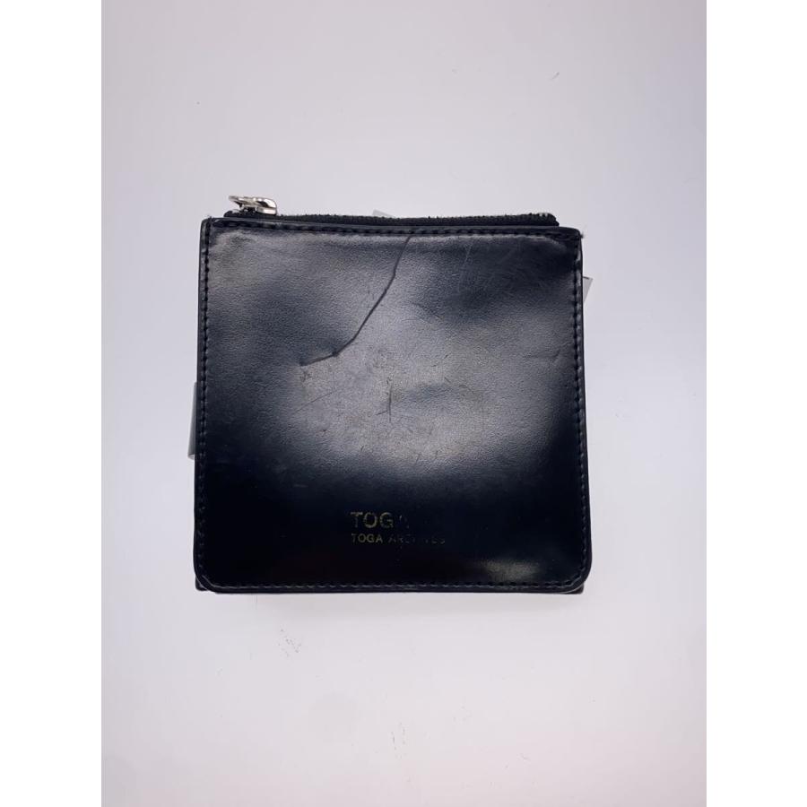 TOGA PULLA◇2つ折り財布/--/BLK/無地/レディース : セカンド TOGA PULLA◇2つ折り財布/--/BLK/無地/レディース : セカンド