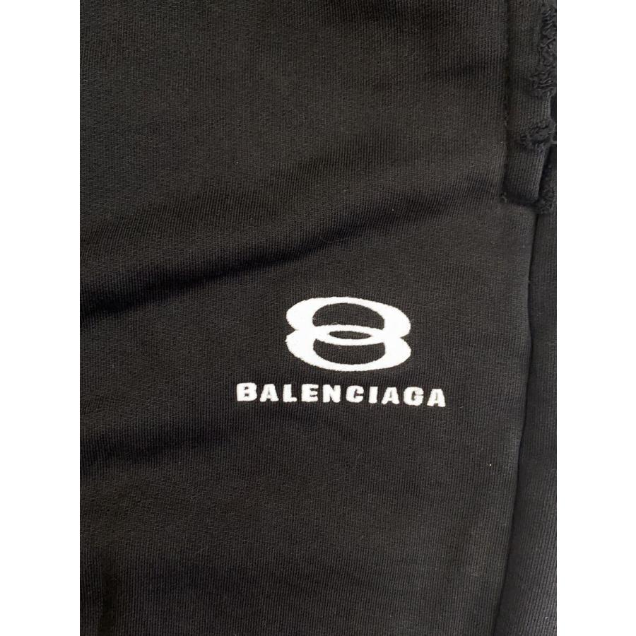 BALENCIAGA◇バギースウェットパンツ/ダメージ加工/XS/コットン/BLK