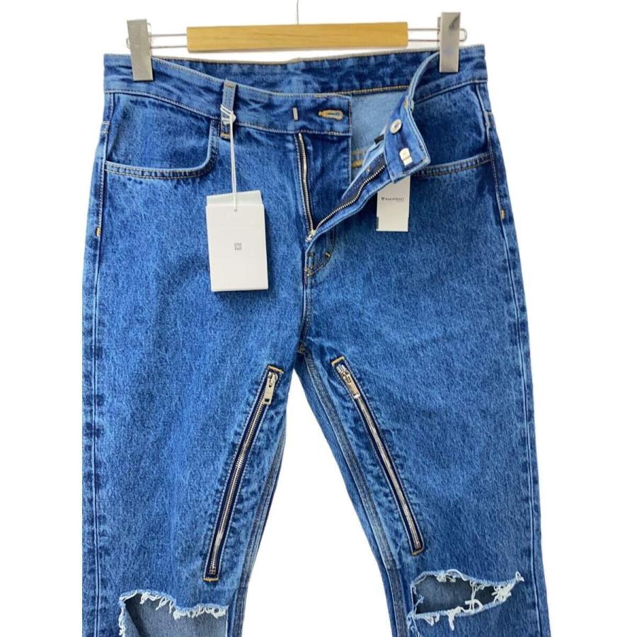 GIVENCHY / 23SS/マシュー期/STRAIGHT FIT/ダメージ+ジップデザイン/30/デニム/IDG GIVENCHY◇23SS/マシュー期/STRAIGHT FIT/ダメージ+ジップデザイン/30