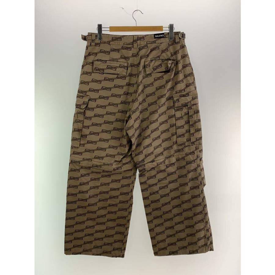 BALENCIAGA◇22AW/BBモノグラム/2WAYカーゴパンツ/ダメージ加工/M 