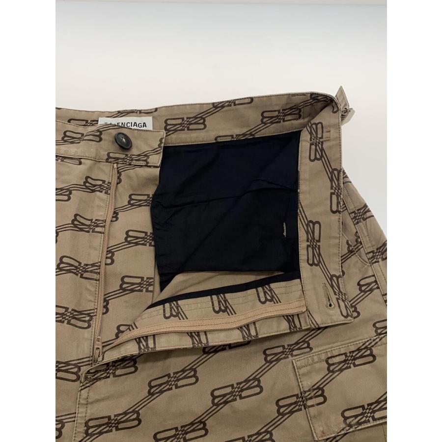 BALENCIAGA◇22AW/BBモノグラム/2WAYカーゴパンツ/ダメージ加工/M 
