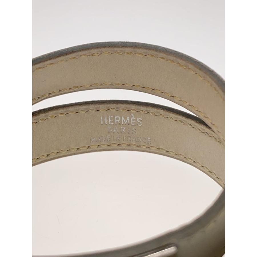 HERMES◇ドゥブルトゥール ケリーブレスレット/2連 レザーブレスレット