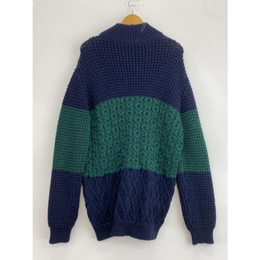LOUIS VUITTON◆24SS/テクニカルウール ジップアップニットブルゾン/カーディガン(厚手)/XL/ウール/NVY_1