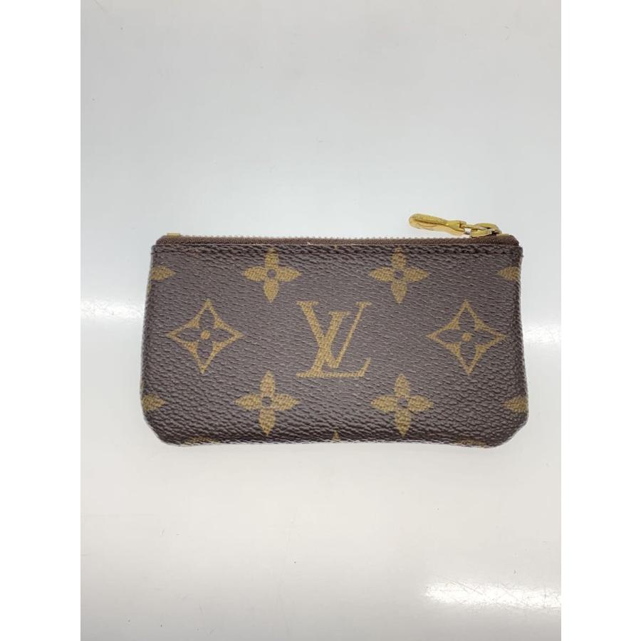 LOUIS VUITTON◇ポシェット・クレ_モノグラム・キャンバス/PVC/BRW