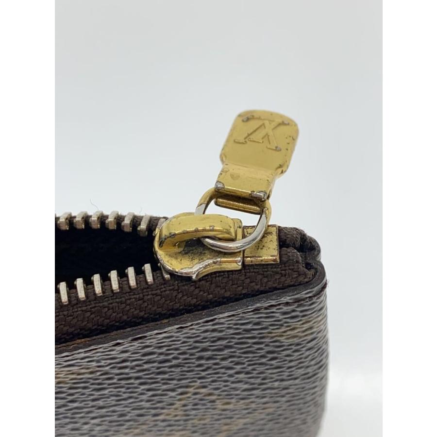 LOUIS VUITTON◇ポシェット・クレ_モノグラム・キャンバス/PVC/BRW