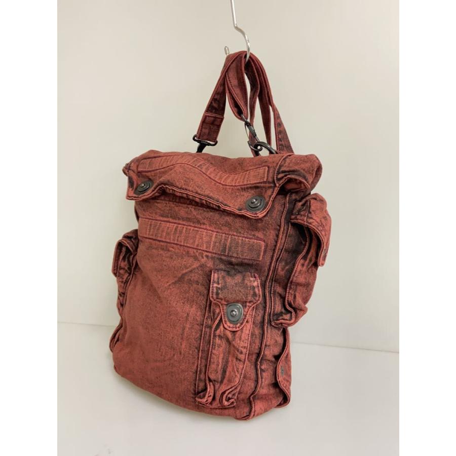 JULIUS◇ショルダーバッグ/コットン/RED/879BGU1-BL/ガスマスクバッグ 