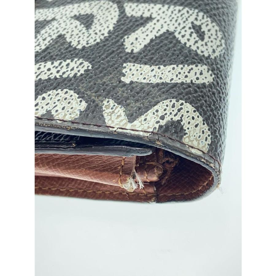 LOUIS VUITTON / ポシェット・ポルト・モネ・クレディ_モノグラム・グラフィティ/PVC/BRW/レディース LOUIS VUITTON◇ポシェット・ポルト・モネ・クレディ_モノグラム