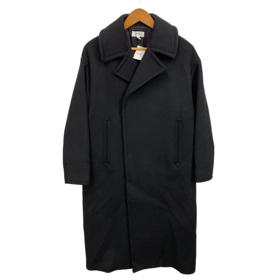 HYKE wool trench coat Blackサイズ2 中古・古着通販】HYKE (ハイク) ウールトレンチコート ブラック サイズ