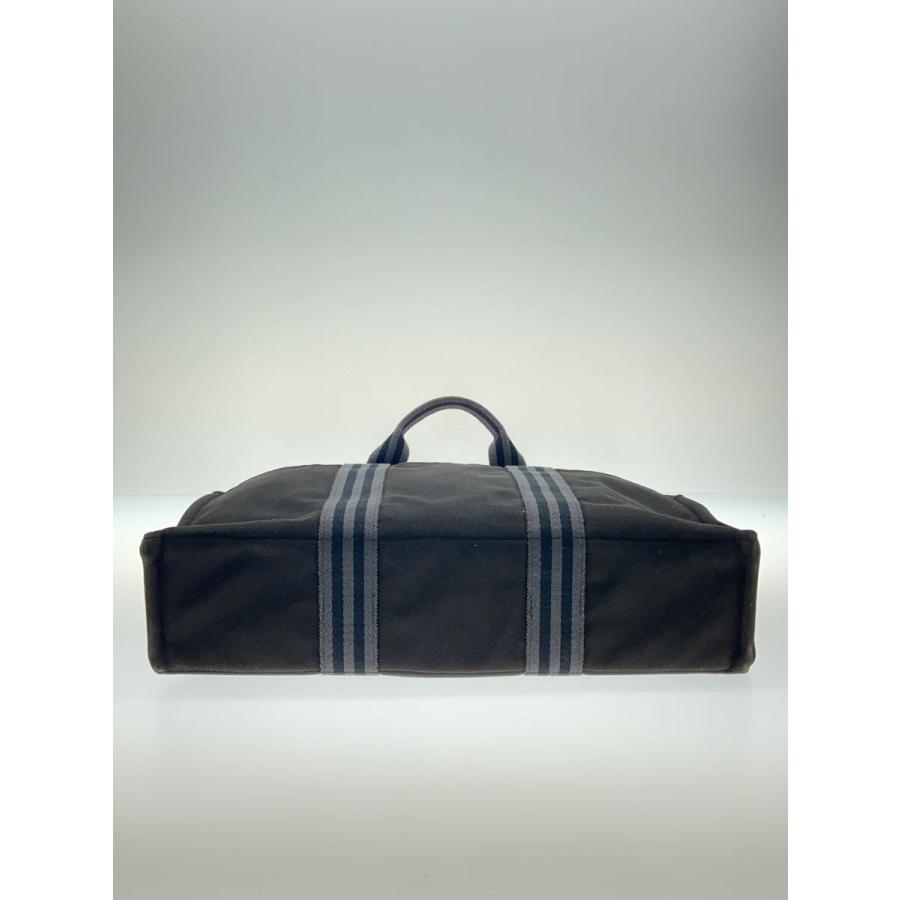 HERMES◇トートバッグ/キャンバス/BLK : セカンドストリートYahoo!店