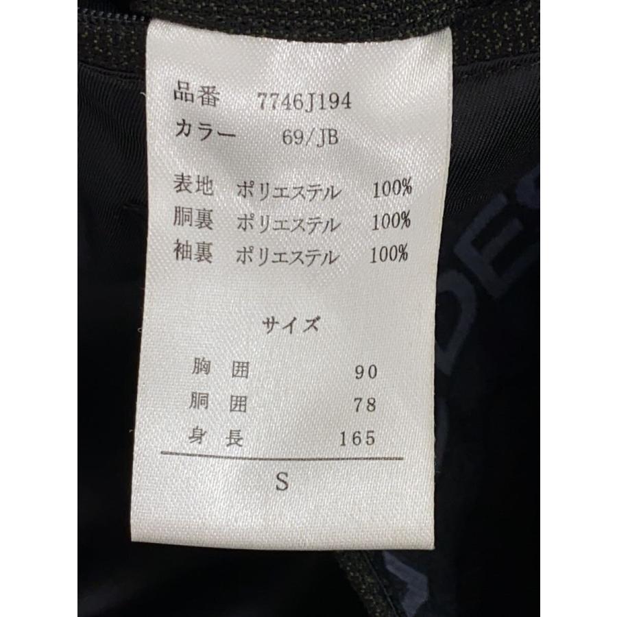 DESCENTE◇スーツ/S/ポリエステル/BLK/無地/7746J194/7746P194