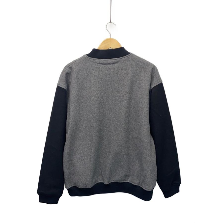 NEW BALANCE◇スタジャン/L/ポリエステル/GRY/AMJ45634 : セカンド 