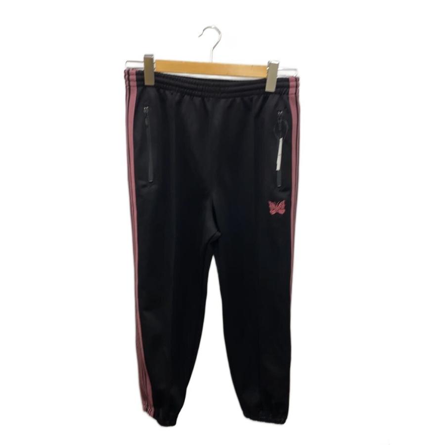 ニードルス　トラックパンツ　LQ232 Needles◇ボトム/S/ポリエステル/BLK/無地/LQ232/トラックパンツ