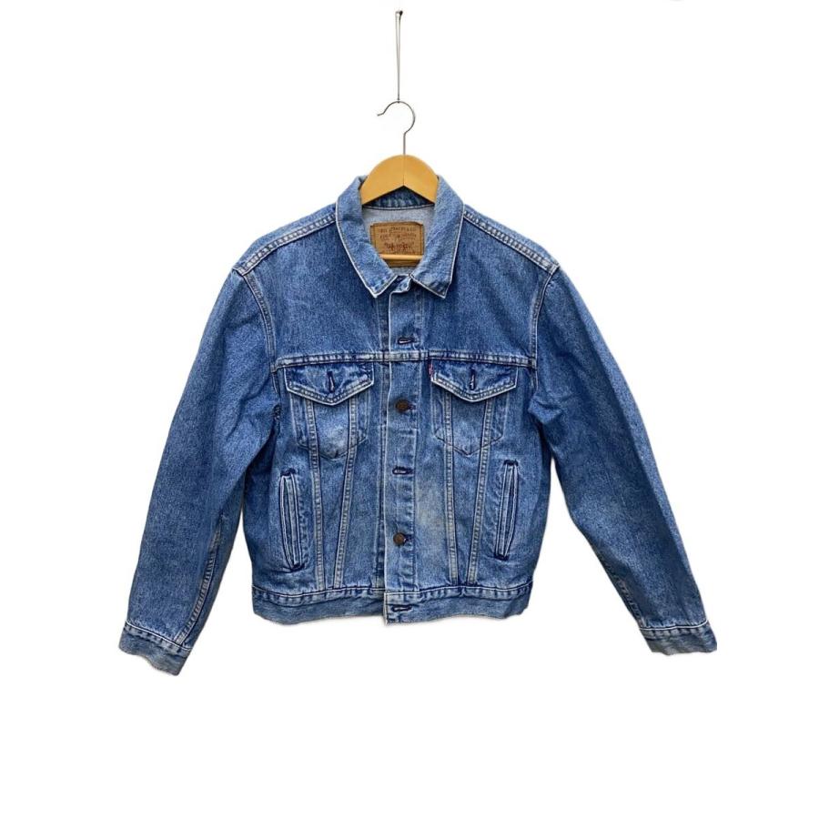Levis リーバイス USA製 70506-0217 40 濃紺 デニム 美品 Levi's◇Gジャン/40/デニム/BLU/無地/70506-0217/USA製/状態考慮