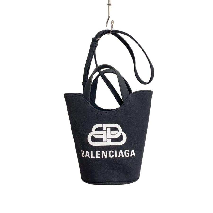 BALENCIAGA◇ショルダーバッグ/キャンバス/BLK/616979// : セカンド