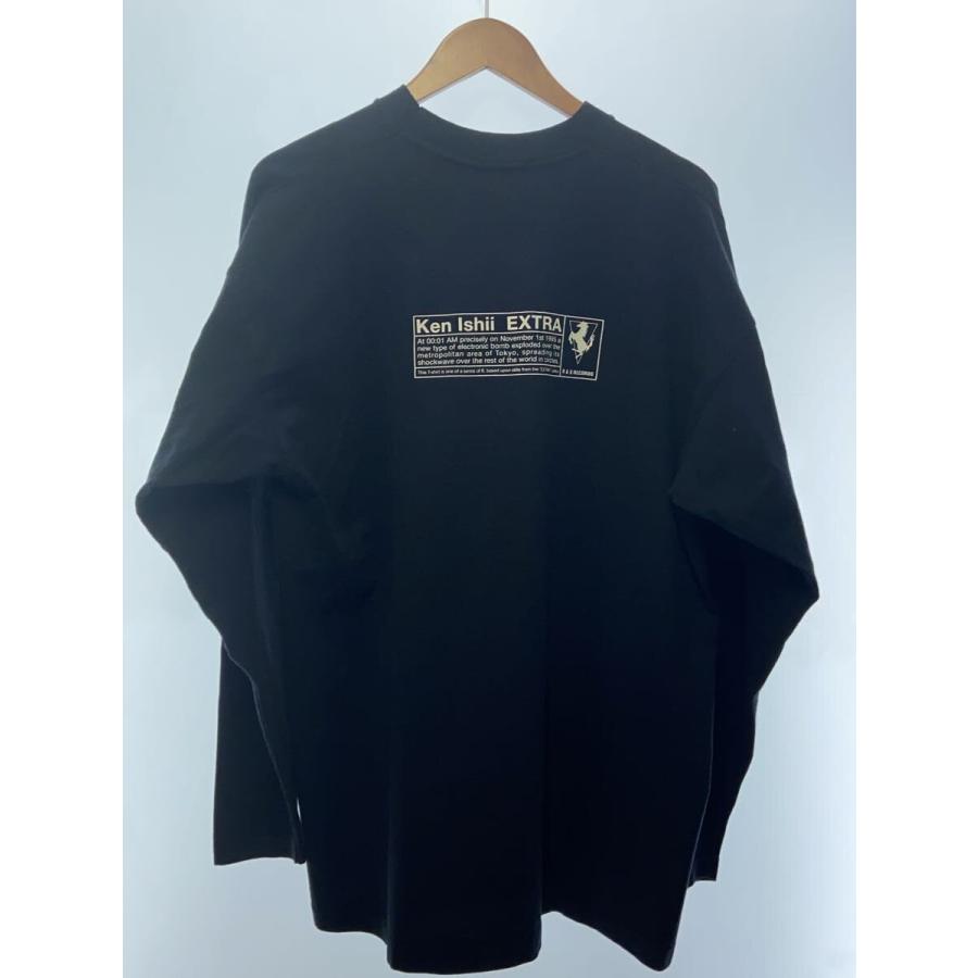 SCREEN STARS / KEN ISHII/90s/長袖Tシャツ/XL/コットン/BLK// SCREEN STARS◇KEN ISHII/90s/長袖Tシャツ/XL/コットン/BLK