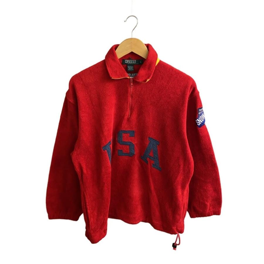 POLO RALPH LAUREN◇緑タグ/USA/SNOWbeach/ハーフジップ/フリース 