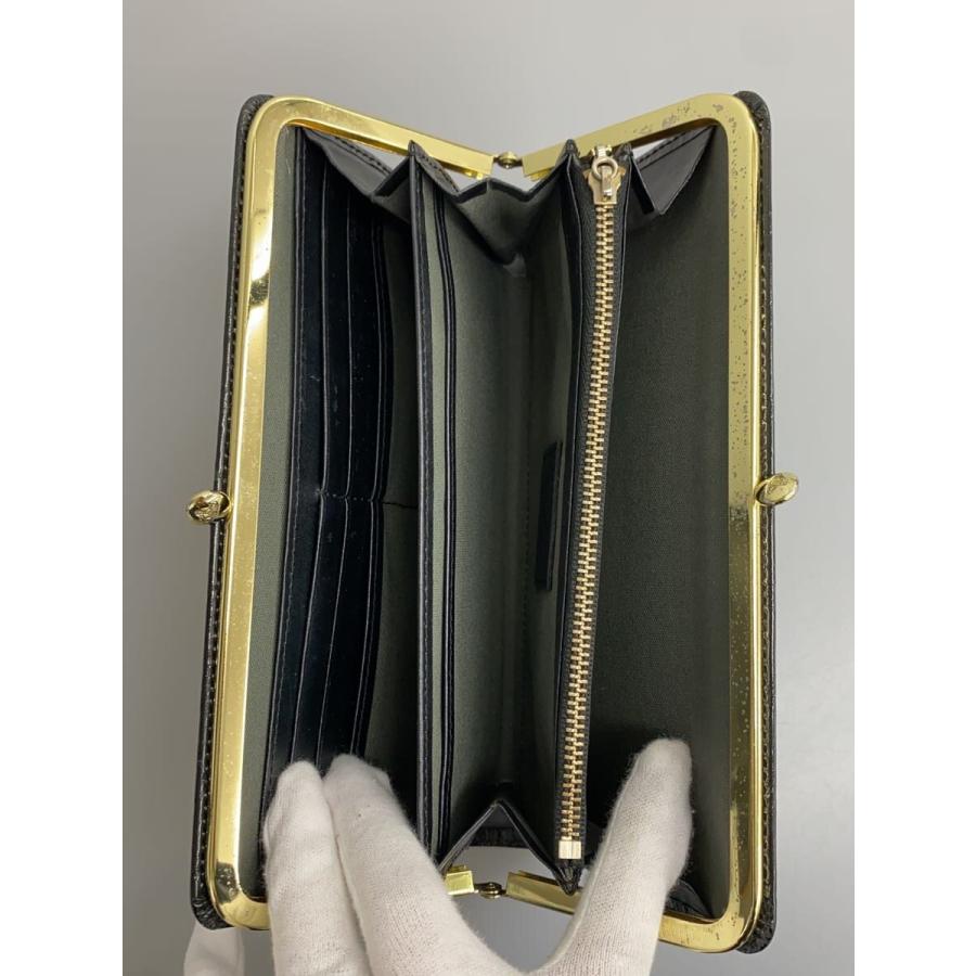 VivienneWestwoodヴィヴィアン 二つ折り　がま口財布ブラック 新品 ヴィヴィアンウエストウッド 二つ折り財布 三つ折り がま口