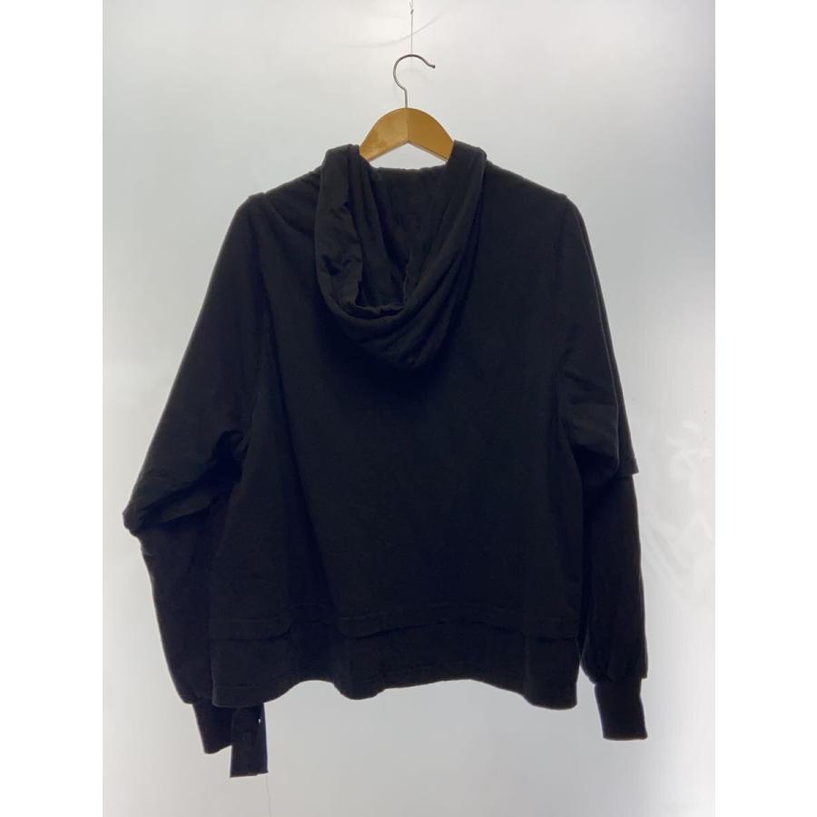 RICK OWENS DRKSHDW◇ZIPPED HUSTLER/ジップパーカー/XS/コットン/BLK 