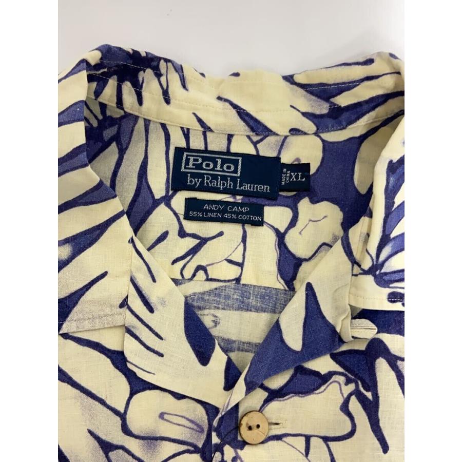 POLO RALPH LAUREN / 90s/ANDY CAMP/オープンカラー/アロハ/半袖シャツ/XL/コットン/PUP/総柄 POLO RALPH LAUREN◇90s/ANDY CAMP/オープンカラー/アロハ/半袖シャツ