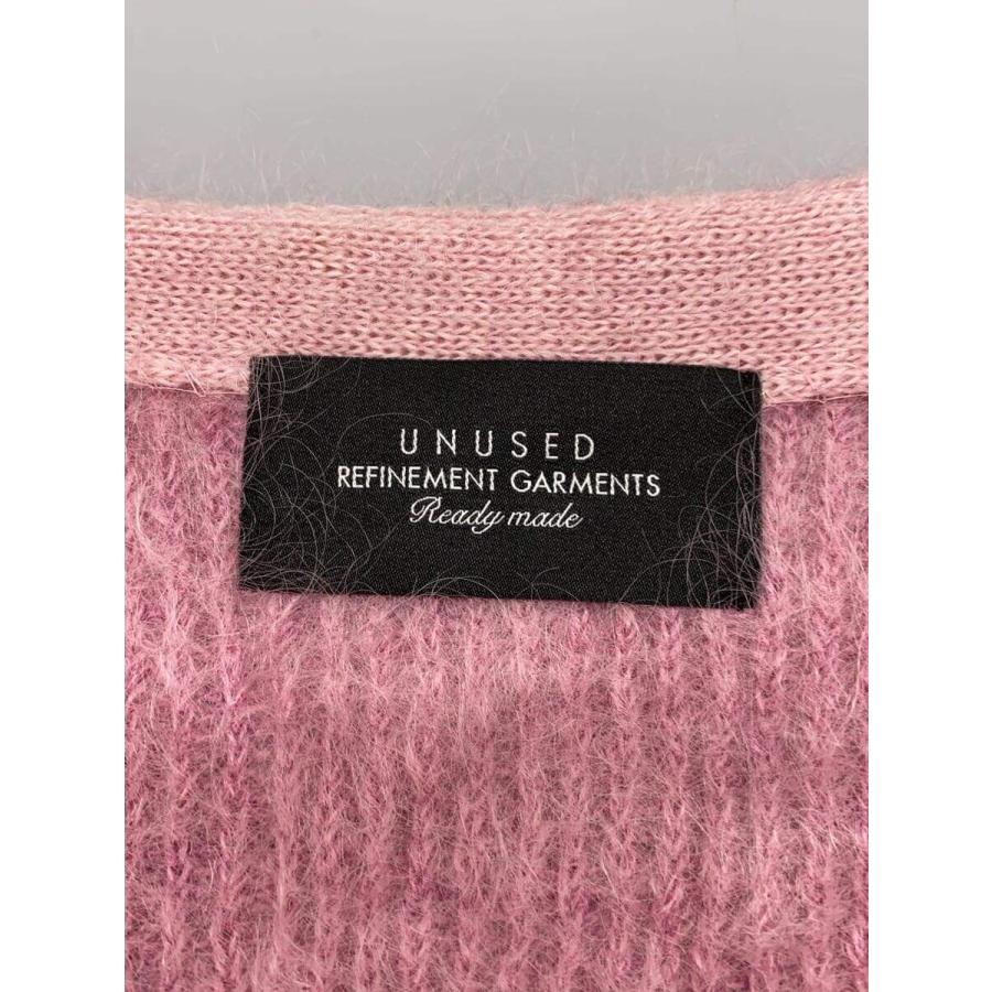UNUSED◇カーディガン(厚手)/2/モヘア/PNK/us2376 : セカンド