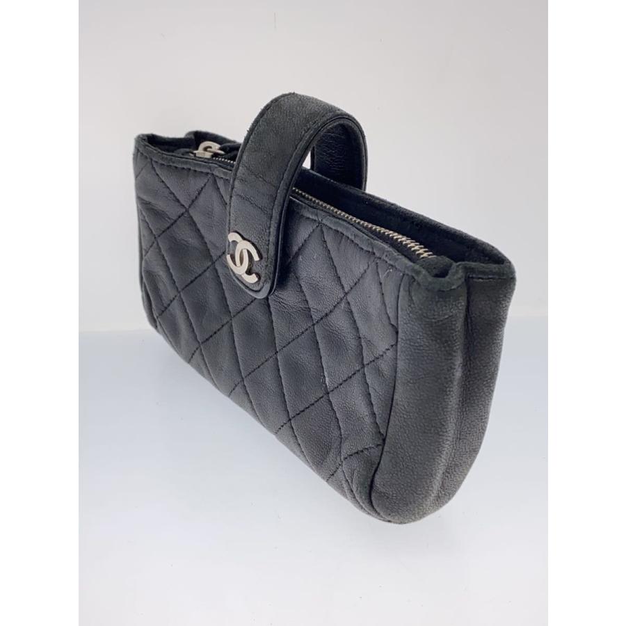 美品◇シャネル マトラッセ キャビアスキン ココマーク ポーチ ケース CHANEL シャネル ポーチ キャビアスキン マトラッセ ココマーク