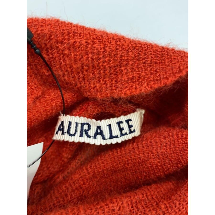 AURALEE◇ニット・セーター(薄手)/1/モヘア/RED/A22AP01FG