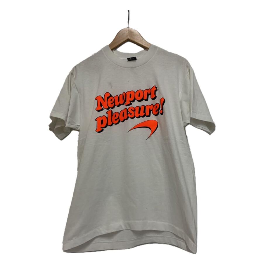 FRUIT OF THE LOOM◇90s/Newport pleasure/USA製/汚れ有/Tシャツ/L 