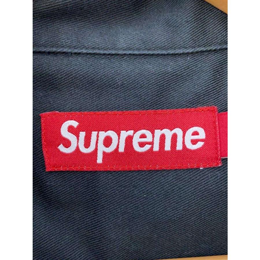 Supreme◇Rhinestone Pin Up S/S Work Shirt/半袖シャツ/M/コットン