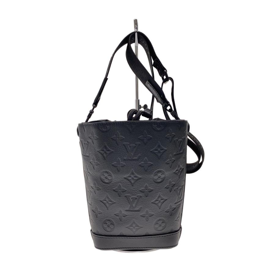 LOUIS VUITTON◇ノエ・スリング/レザー/BLK/モノグラム/M82248