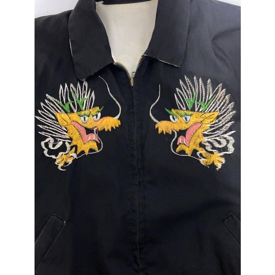 60s/ベトジャン/YKK回転式ジッパー/ジャケット/--/--/BLK : セカンド