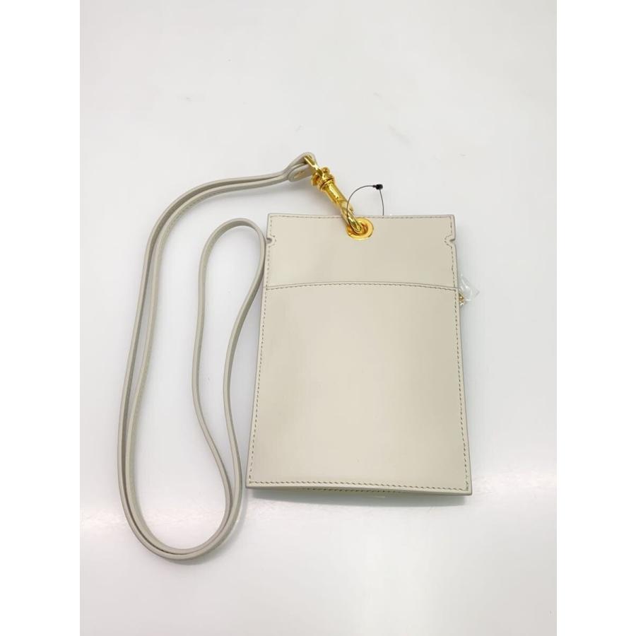 sacai◇25SS/モバイルポーチ/ショルダーバッグ/--/WHT/S107-01/タグ付