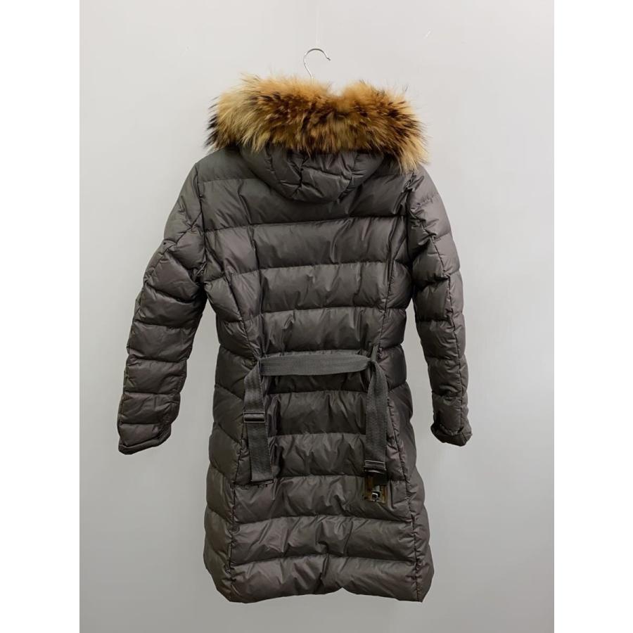 MONCLER◇NANTESFUR/ロングダウンジャケット/0/ポリエステル/GRY/49990