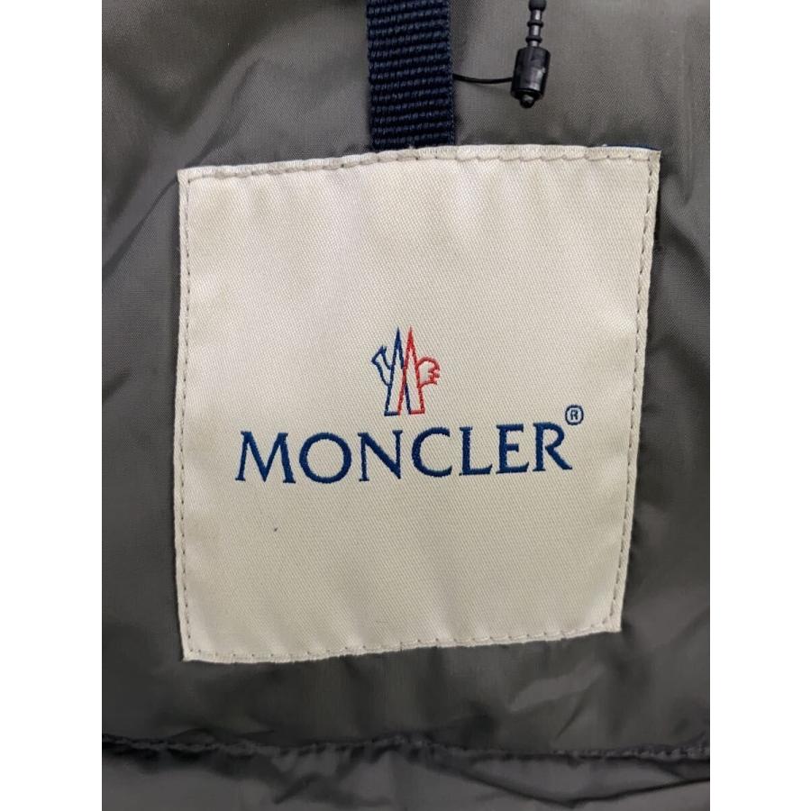MONCLER◇NANTESFUR/ロングダウンジャケット/0/ポリエステル/GRY/49990