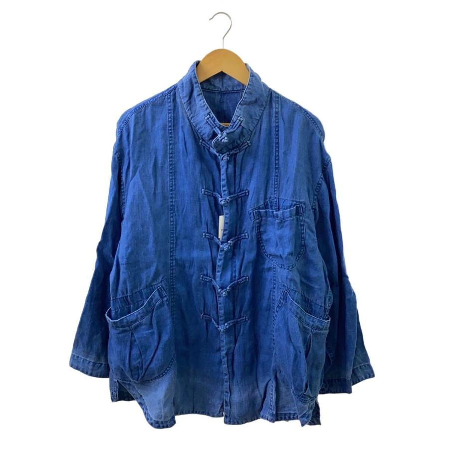 Porter Classic◇24SS/INDIGO LINEN CHINESE JACKET/ジャケット/2