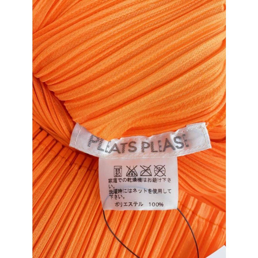 PLEATS PLEASE ISSEY MIYAKE◆ハイネック/プリーツ半袖カットソー/3/ポリエステル/ORN/JK004//_2