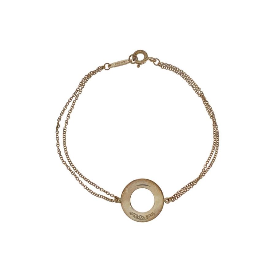TIFFANY&Co.◇1837サークル/2重チェーンブレスレット/SV925/SLV