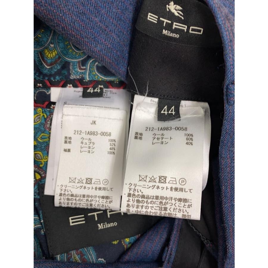 ETRO◇スーツ/44/ウール/NVY/ストライプ/212-1A983-0058 : セカンド