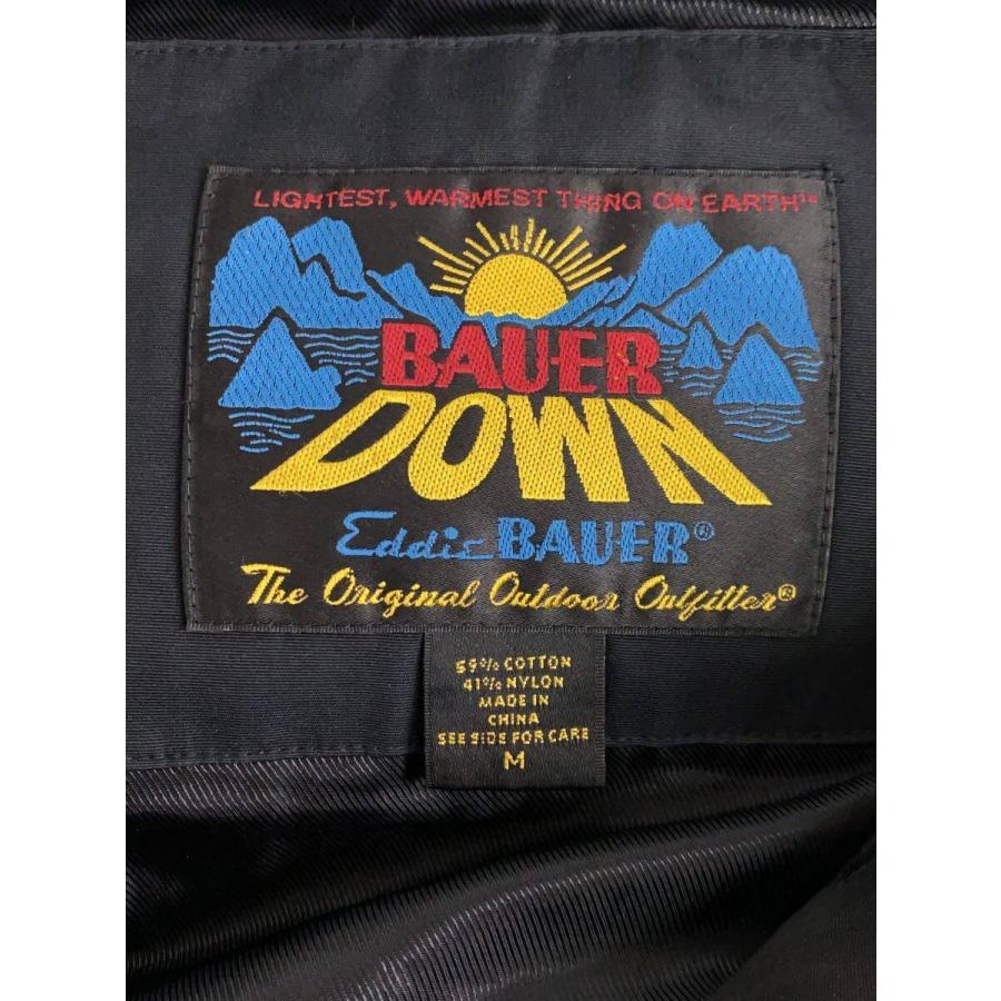 EDDIE BAUER◇日の出タグ/復刻/TALON/ダウンジャケット/M/ナイロン/BLK