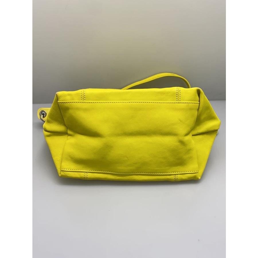 LONGCHAMP◇ルプリアージュ/2wayトートバッグ/レザー/YLW/イエロー 