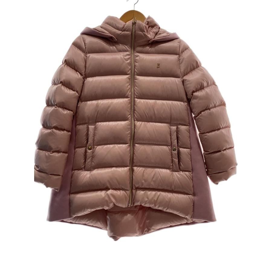 HERNO◇ダウンジャケット/14/ポリエステル/PNK/無地/PI000141G-33344