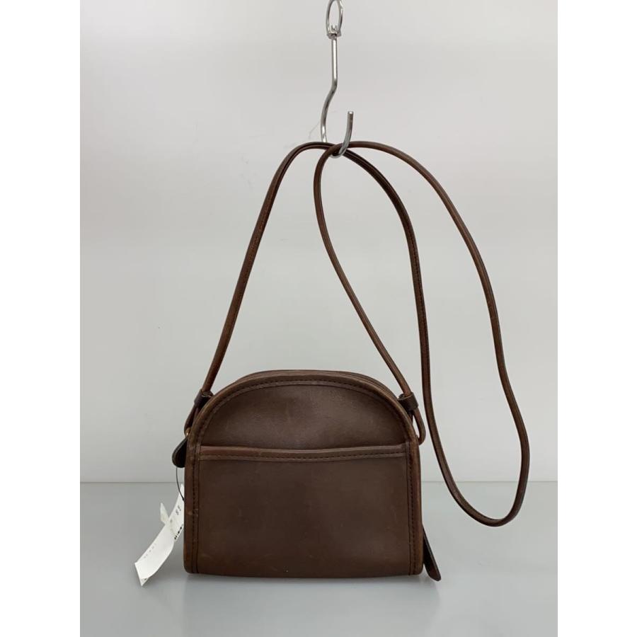 COACH◇オールドコーチ/ミニショルダーバッグ/レザー/BRW : セカンド