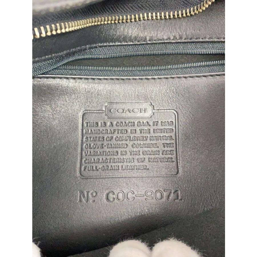 COACH オールドコーチ ワンショルダーバッグ レザーパッチワーク レアモデル COACH◇オールドコーチ/ワンショルダーバッグ/レザー/BLK/9071