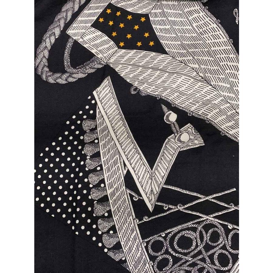 エルメス　ズアヴとドラゴン　国内正規直営店カシシル　カシミヤシルク HERMES◇23AW/ZOUAVES ET DRAGONS/カシシル140/ズアヴとドラゴン