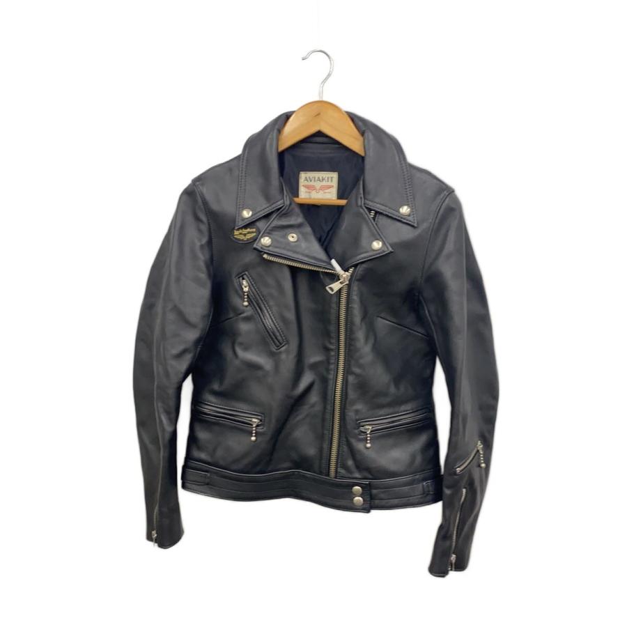 Lewis Leathers◇サイクロン/ダブルライダースジャケット/36/レザー